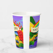 ÜBER DEM RAINBOGEN PAPPBECHER (Links)