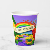 ÜBER DEM RAINBOGEN PAPPBECHER (Vorderseite)