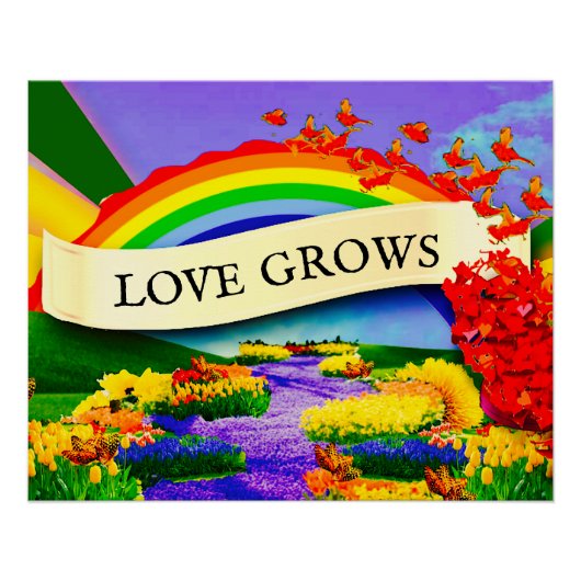 ÜBER DEM RAINBOGEN POSTER (Vorderseite)