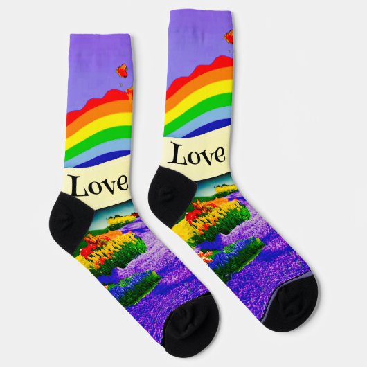 ÜBER DEM RAINBOGEN SOCKEN (Rechts)