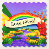 ÜBER DEM RAINBOGEN UNTERSETZER (Vorderseite)