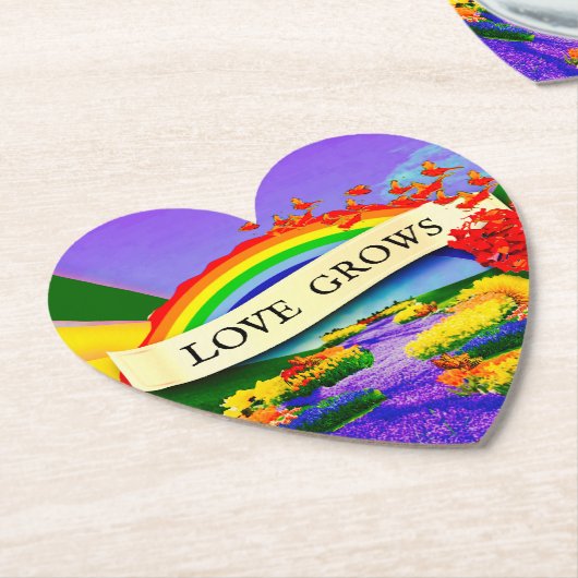 ÜBER DEM RAINBOGEN UNTERSETZER (angewinkelt)