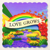 ÜBER DEM RAINBOGEN UNTERSETZER (Vorderseite)