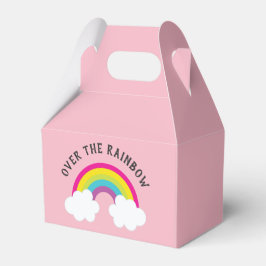 Über dem Rainbow-Geburtstag / Dusche Geschenkschachtel