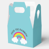 Über dem Rainbow-Geburtstag / Dusche Geschenkschachtel (Geöffnet)