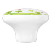 Über dem Rainbow-Keramik-Türknopf Keramikknauf (Seitenansicht)