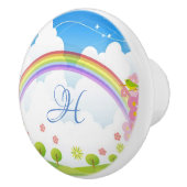 Über dem Rainbow-Keramik-Türknopf Keramikknauf (Rechts)