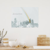 Über dem Regenbogen 1 Poster (Küche)