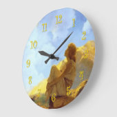 Über dem Regenbogen Große Wanduhr (Winkel)