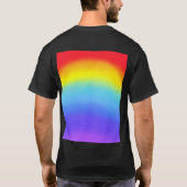 Über dem Regenbogen hinaus: Was wir für Diversity T-Shirt (Rückseite)