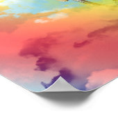 Über dem Regenbogen Poster (Ecke)