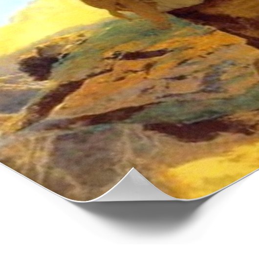 Über dem Regenbogen Poster (Ecke)