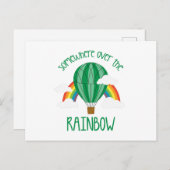 Über dem Regenbogen Postkarte (Vorne/Hinten)
