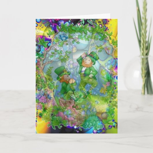 Über dem Regenbogen von Janiece Senn Karte (Vorderseite)