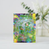 Über dem Regenbogen von Janiece Senn Postkarte (Stehend Vorderseite)