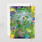 Über dem Regenbogen von Janiece Senn Postkarte (Vorne/Hinten)