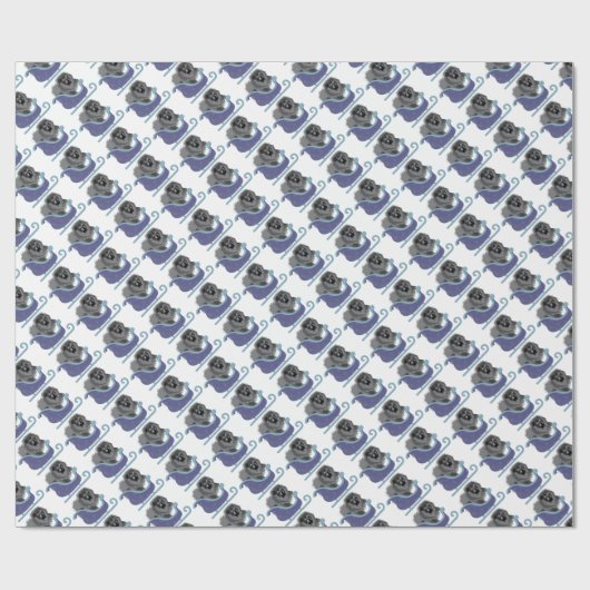 ÜBER DEM RIVER Black Chow Packpapier (Flach)