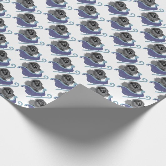 ÜBER DEM RIVER Black Chow Packpapier (Ecke)