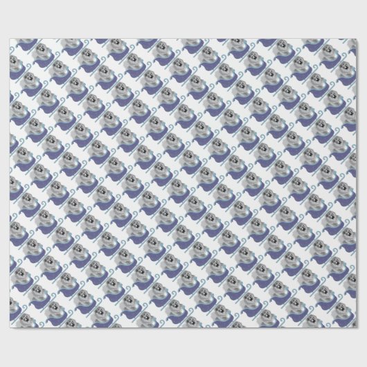 ÜBER DEM RIVER Blue Chow Packpapier (Flach)