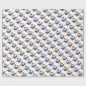 ÜBER DEM RIVER Red Chow Packpapier (Flach)