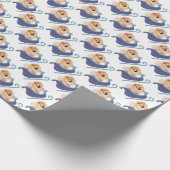 ÜBER DEM RIVER Red Chow Packpapier (Ecke)