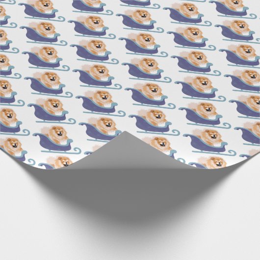 ÜBER DEM RIVER Red Chow Packpapier (Ecke)