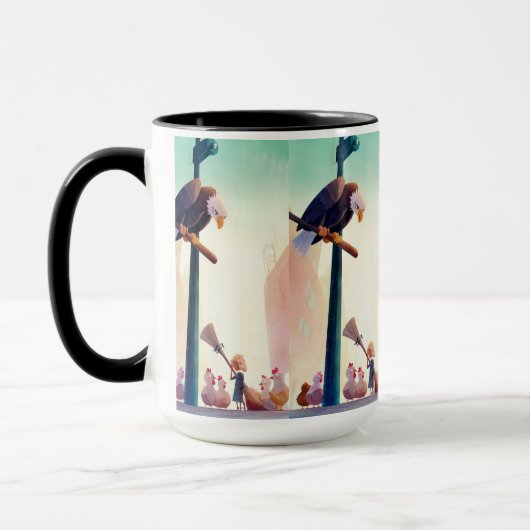 Über dem ruhigen Morgen Tasse (Links)