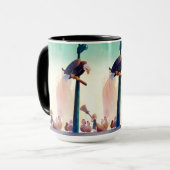 Über dem ruhigen Morgen Tasse (Vorderseite Links)