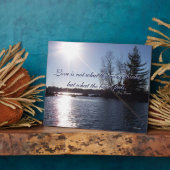 Über dem See Fotoplatte (Seite)