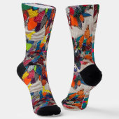 Über dem See. Socken (Gewinkelt)