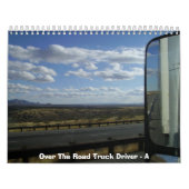 Über dem Straßen-LKW-Fahrer - A Kalender (Titelbild)