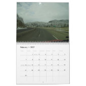 Über dem Straßen-LKW-Fahrer Kalender (Feb 2027)