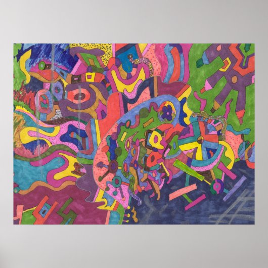 "Über dem Sturm" 24x18 Poster (Vorne)