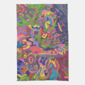 "Über dem Sturm" Abstrakte Kunst Küchentuch (Vertikal)