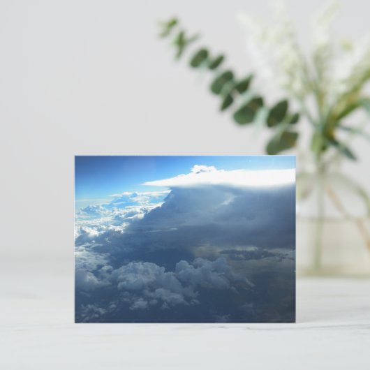 Über dem Sturm Postkarte (Stehend Vorderseite)