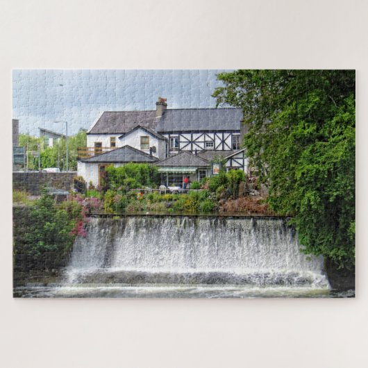 Über dem Wasserfall Puzzle (Horizontal)