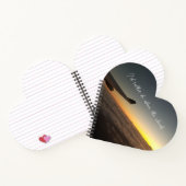 Über dem Wolkenheft Notizblock (Innenseite)