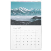 Über dem Wolkenkalender Kalender (Jan 2027)