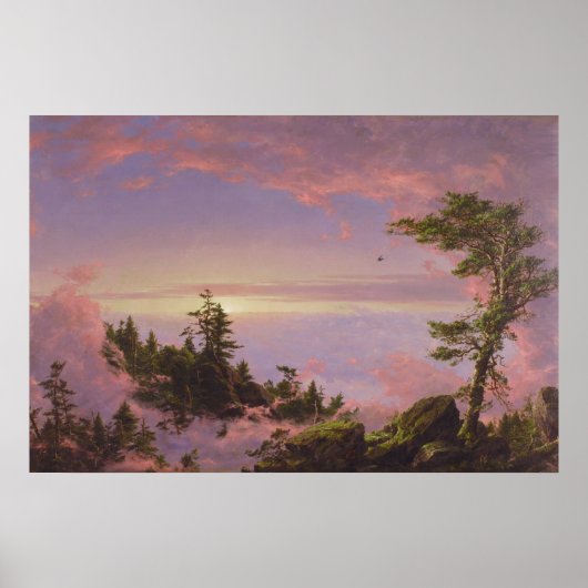 Über dem Wolkenplakat Poster (Vorne)