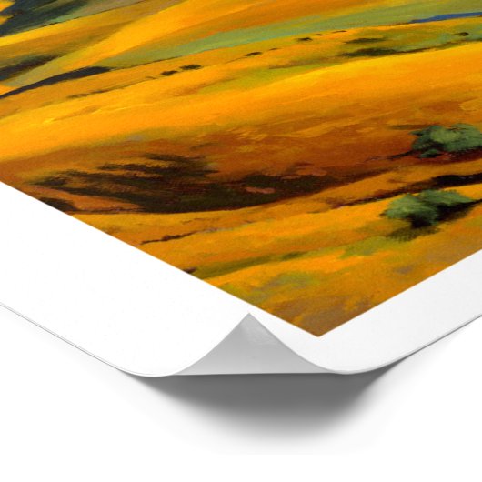 Über dem zweiten Bauernhof Poster (Ecke)