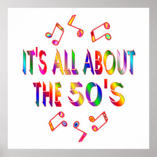 Über den 50er poster