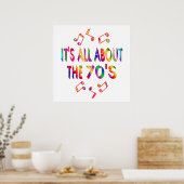 Über den 70er poster (Küche)