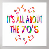 Über den 70er poster (Vorne)