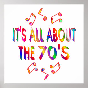 Über den 70er poster