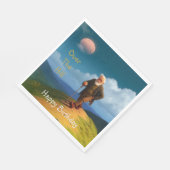 Über den Berg Geburtstag Serviette (Ecke)