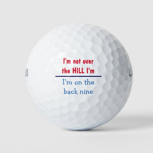 Über den Berg Golfball (Vorderseite)