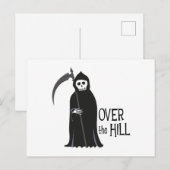Über den Berg Postkarte (Vorne/Hinten)
