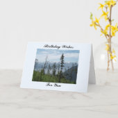 Über den Bergen Karte (Gelbe Blume)