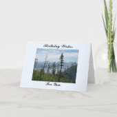 Über den Bergen Karte (Vorderseite)