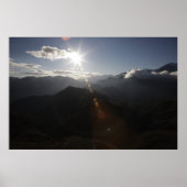 Über den Bergen Poster (Vorne)